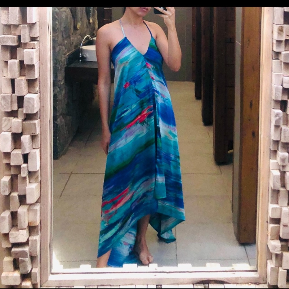 flowy and silky dress